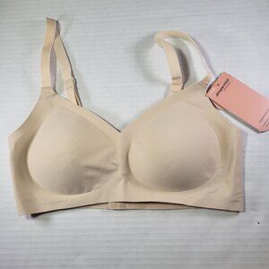 Shapermint Essentials Chai Smoothing Comfort Wireless Bra #13402 Size S